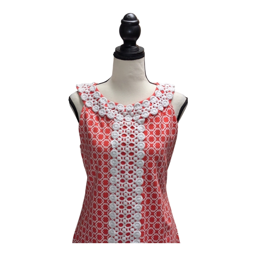 Charter Club Red and White Patterned Dress - Picture 3 of 8